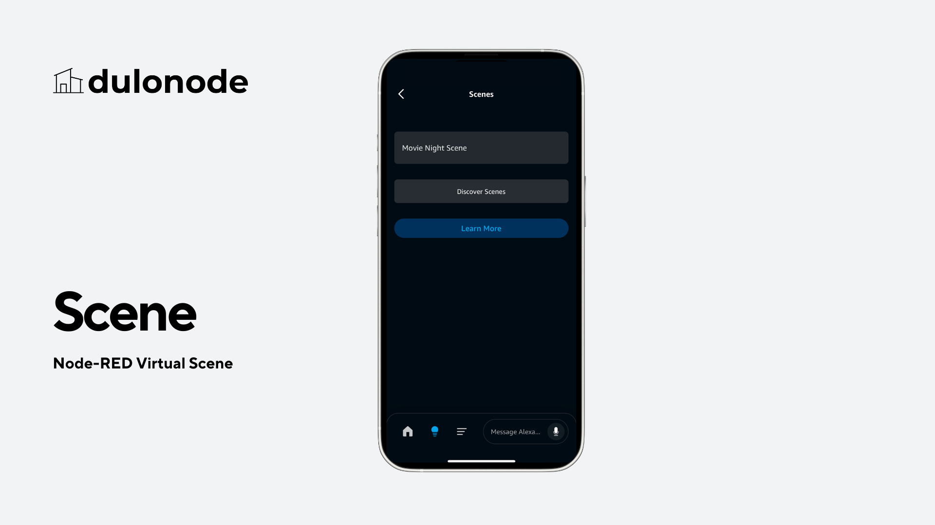Node-RED Virtual Scene device