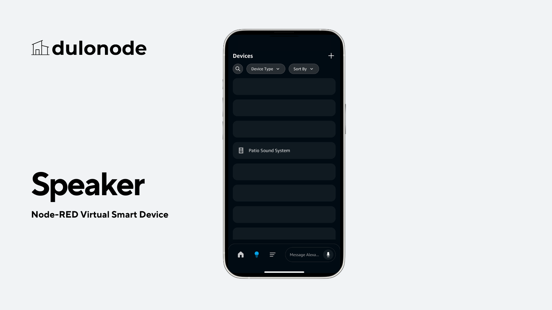 Node-RED Virtual Speaker device