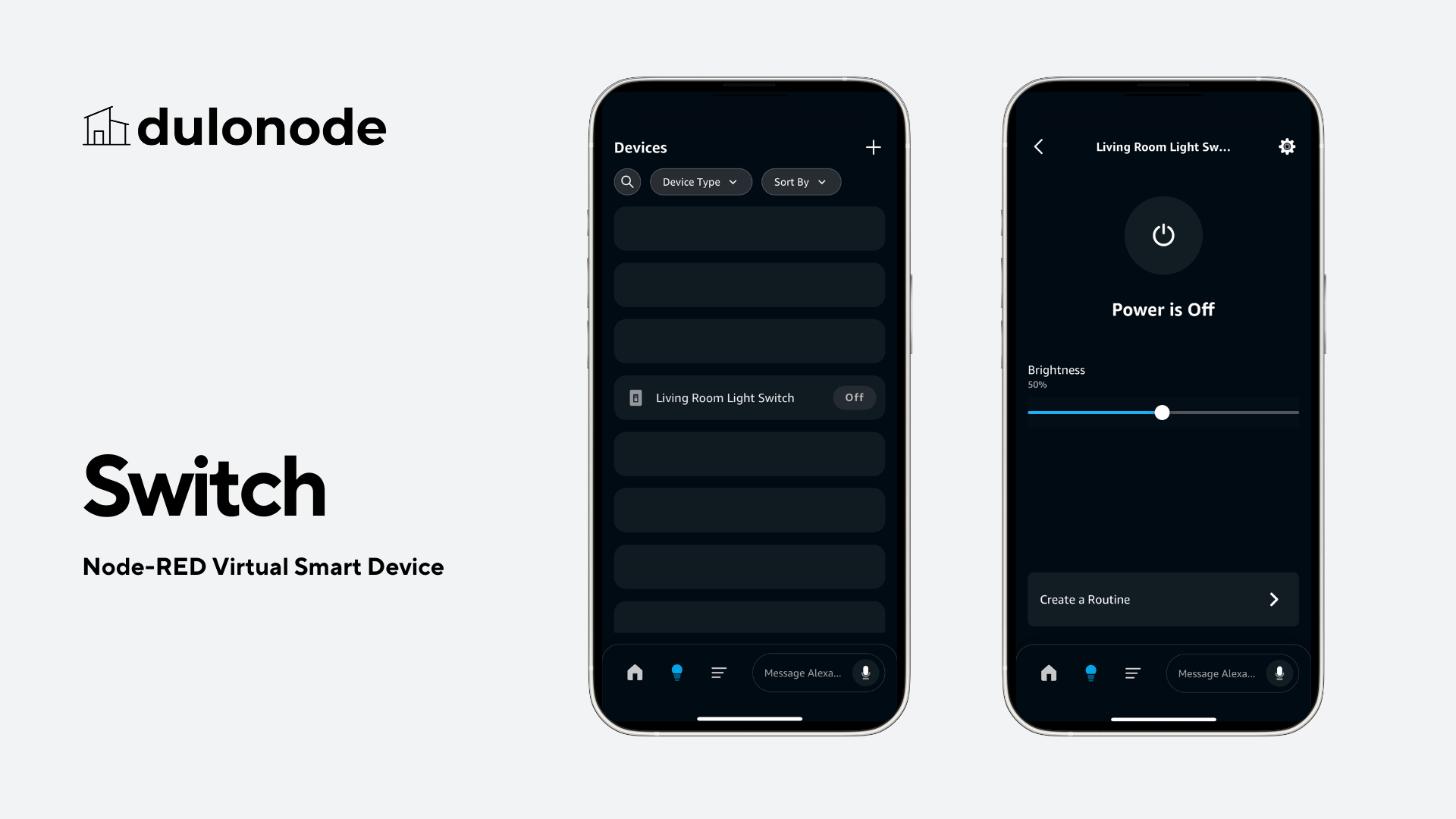 Node-RED Virtual Switch device